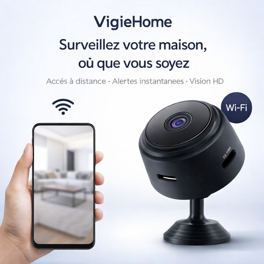 VigieHome - La mini caméra Wi-Fi conçue pour la sécurité de votre maison